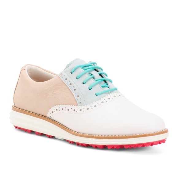 COLE HAAN
Leather Original Grand Shortwing Oxford Golf Shoes - Picture 2 of 8